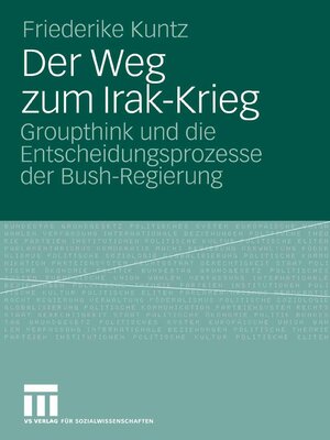 cover image of Der Weg zum Irak-Krieg